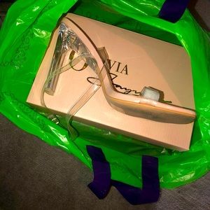 Your Clear Block high heels 👡👡